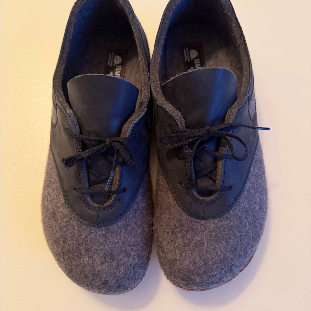 Haflinger lace up sneaker slippers size 40